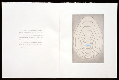 Louise Bourgeois. Untitled, plate 7 of 8, from the puritan: folio set #2 of 7. 1990-1997