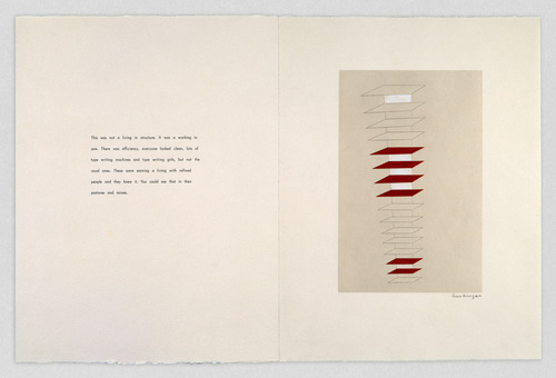 Louise Bourgeois. Untitled, plate 3 of 8, from the puritan: folio set #3 of 7. 1990-1997