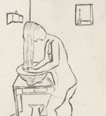 Louise Bourgeois. Untitled, plate 9 of 14, from the portfolio, Autobiographical Series. 1993