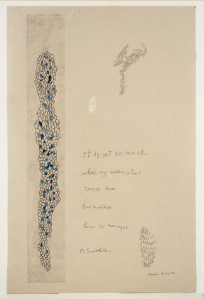 Louise Bourgeois. Where My Motivation Comes From. 2007