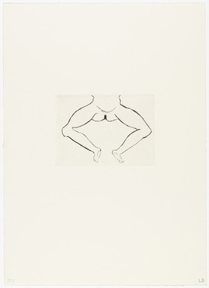Louise Bourgeois. Untitled, no. 7 of 12, from the portfolio, Anatomy. 1989-1990