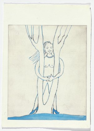Louise Bourgeois. Embracing the Tree. 2000