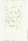 Louise Bourgeois. Insomnia, frontispiece, from the illustrated book, Louise Bourgeois: The Insomnia Drawings. 2000