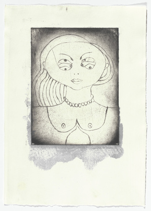 Louise Bourgeois. Insomnia, frontispiece, from the illustrated book, Louise Bourgeois: The Insomnia Drawings. 2000