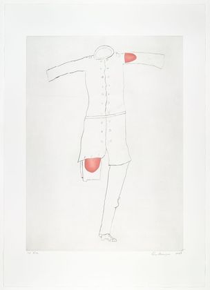 Louise Bourgeois. Untitled, plate 5 of 9, from the portfolio, Topiary: The Art of Improving Nature. 1998
