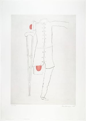 Louise Bourgeois. Untitled, plate 7 of 9, from the portfolio, Topiary: The Art of Improving Nature. 1998