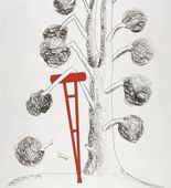 Louise Bourgeois. Untitled, plate 9 of 9, from the portfolio, Topiary: The Art of Improving Nature. 1998
