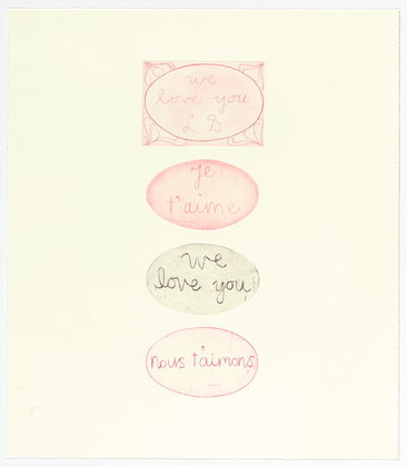 Louise Bourgeois. Untitled, plate 5 of 6, from the portfolio, Together. 2005