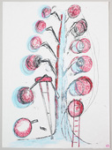 Louise Bourgeois. Untitled (Study for plate 9 of 9, from the portfolio, Topiary: The Art of Improving Nature). 1998