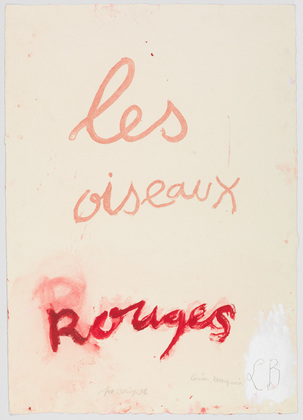 Louise Bourgeois. Les Oiseaux 2. 2009