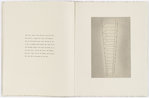 Louise Bourgeois. Untitled, plate 2 of 8, from the illustrated book, the puritan. 1990