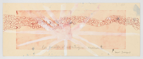 Louise Bourgeois. Untitled, no. 21 of 48 in La Rivière Gentille (set 2), from the series of installation sets (1-3). 2007