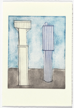 Louise Bourgeois. Plate 2 of 11, from the illustrated book, He Disappeared into Complete Silence, second edition. 1995-2003
