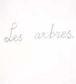 Louise Bourgeois. Les Arbres (1). 2004