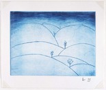 Louise Bourgeois. Untitled (Hills), in Les Arbres (1), from the editioned series of portfolios, Les Arbres (1-6). 2004