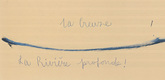 Louise Bourgeois. Untitled, no. 42 of 48 in La Rivière Gentille (set 2), from the series of installation sets (1-3). 2007