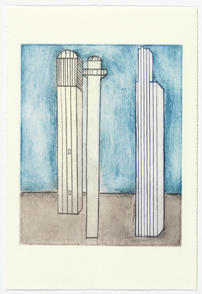 Louise Bourgeois. Plate 3 of 11, from the illustrated book, He Disappeared into Complete Silence, second edition. 1995-2003