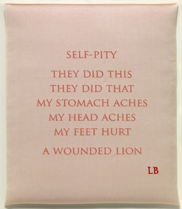 Louise Bourgeois. Self-Pity. 2009