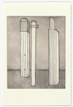 Louise Bourgeois. Plate 3 of 11, from the illustrated book, He Disappeared into Complete Silence, second edition. 1995-2003