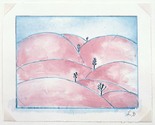 Louise Bourgeois. Untitled (Hills), in Les Arbres (2), from the editioned series of portfolios, Les Arbres (1-6). 2004