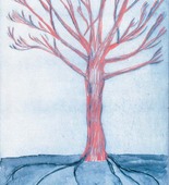 Louise Bourgeois. Untitled (Tall Tree), in Les Arbres (2), from the editioned series of portfolios, Les Arbres (1-6). 2004