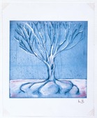 Louise Bourgeois. Untitled (Wide Tree), in Les Arbres (2), from the editioned series of portfolios, Les Arbres (1-6). 2004