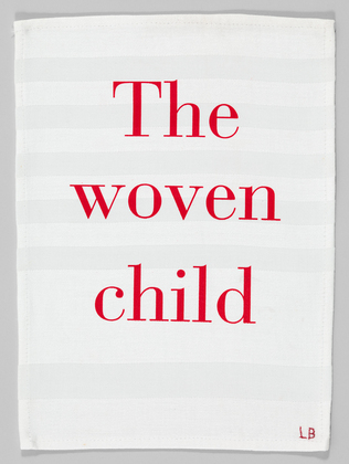 Louise Bourgeois. The Woven Child. 2002