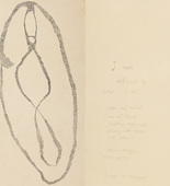 Louise Bourgeois. Untitled, plate 9 of 9, from the illustrated book, Differentiate. 2007
