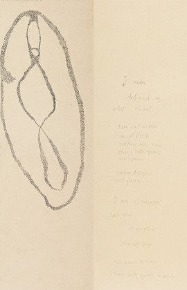 Louise Bourgeois. Untitled, plate 9 of 9, from the illustrated book, Differentiate. 2007