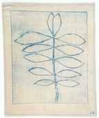 Louise Bourgeois. Untitled (Branch with Twelve Leaves), in Les Arbres (2), from the editioned series of portfolios, Les Arbres (1-6). 2004