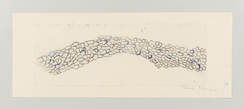 Louise Bourgeois. Untitled, no. 6 of 30 in La Rivière Gentille (set 3), from the series of installation sets (1-3). 2007