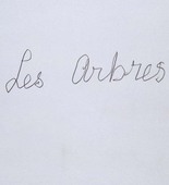 Louise Bourgeois. Les Arbres (3). 2004