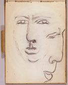 Louise Bourgeois. Untitled, no. 9 of 34, from the sketchbook, Album à Dessin. sketchbook date: 1950s-1980s