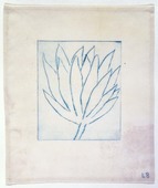 Louise Bourgeois. Untitled (Branch with Leaf Cluster), in Les Arbres (3), from the editioned series of portfolios, Les Arbres (1-6). 2004