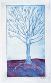 Louise Bourgeois. Untitled (Tall Tree), in Les Arbres (3), from the editioned series of portfolios, Les Arbres (1-6). 2004