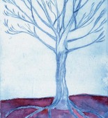 Louise Bourgeois. Untitled (Tall Tree), in Les Arbres (3), from the editioned series of portfolios, Les Arbres (1-6). 2004