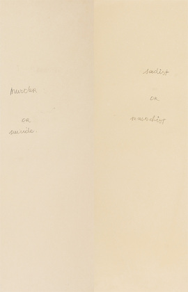 Louise Bourgeois. Differentiate, text, pages 12 and 13 of 26. 2007