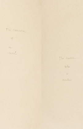 Louise Bourgeois. Differentiate, text, pages 16 and 17 of 26. 2007