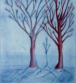 Louise Bourgeois. Untitled (Three Trees), in Les Arbres (4), from the editioned series of portfolios, Les Arbres (1-6). 2004