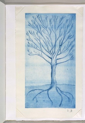 Louise Bourgeois. Untitled (Tall Tree), in Les Arbres (4), from the editioned series of portfolios, Les Arbres (1-6). 2004