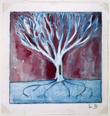 Louise Bourgeois. Untitled (Wide Tree), in Les Arbres (4), from the editioned series of portfolios, Les Arbres (1-6). 2004