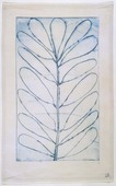 Louise Bourgeois. Untitled (Branch with Fifteen Leaves), in Les Arbres (4), from the editioned series of portfolios, Les Arbres (1-6). 2004