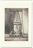Louise Bourgeois. Plate 5 of 11, from the illustrated book, He Disappeared into Complete Silence, second edition. 1995-2003