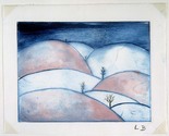 Louise Bourgeois. Untitled (Hills), in Les Arbres (5), from the editioned series of portfolios, Les Arbres (1-6). 2004