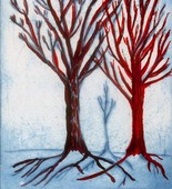 Louise Bourgeois. Untitled (Three Trees), in Les Arbres (5), from the editioned series of portfolios, Les Arbres (1-6). 2004