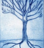 Louise Bourgeois. Untitled (Tall Tree), in Les Arbres (5), from the editioned series of portfolios, Les Arbres (1-6). 2004