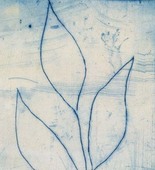 Louise Bourgeois. Untitled (Tall Branch with Five Leaves), in Les Arbres (5), from the editioned series of portfolios, Les Arbres (1-6). 2004