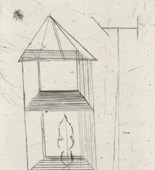 Louise Bourgeois. Plate 4 of 11, from the illustrated book, He Disappeared into Complete Silence, second edition. 1993-1995