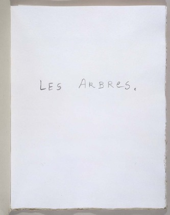 Louise Bourgeois. Les Arbres (6). 2004