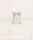 Louise Bourgeois. Louise and Robert, plate 4 of 24, from the series, Self Portrait. 2009